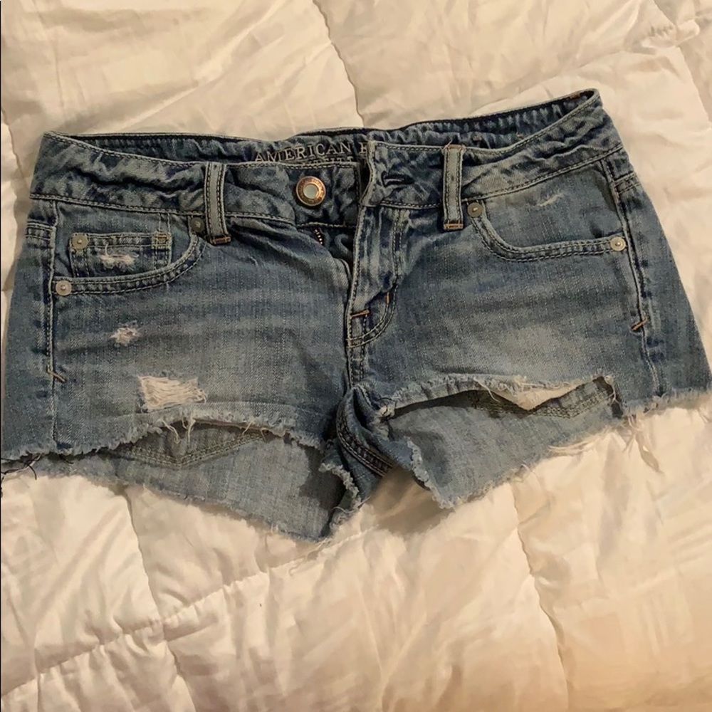 American Eagle cutoff denim shorts